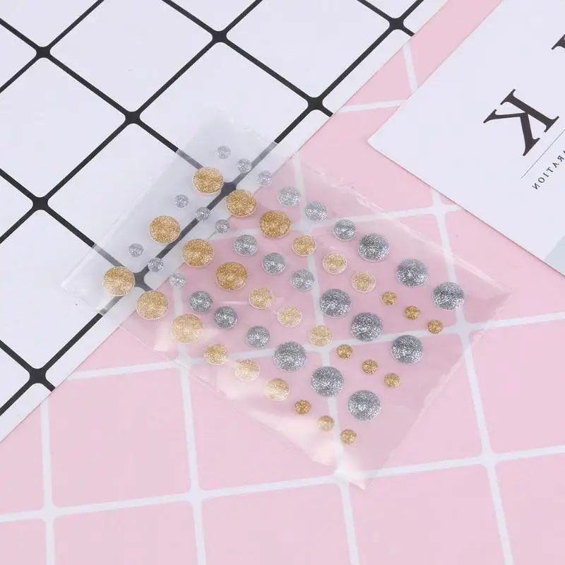 1Pc Resin Sticker Scrapbooking DIY Crafts Making Decoration Self-adhesive Scrapbooking stickers Sugar Sprinkles Enamel Decor