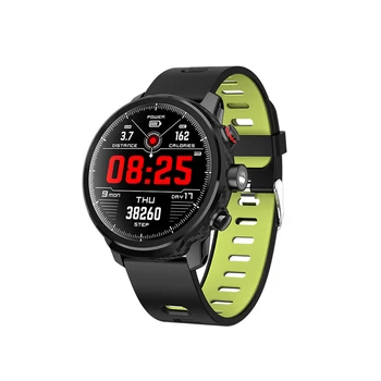 

L5 sport smart watch continuous heart rate monitor IP68 waterproof Sport Watch for android ios Spherical full touch screen