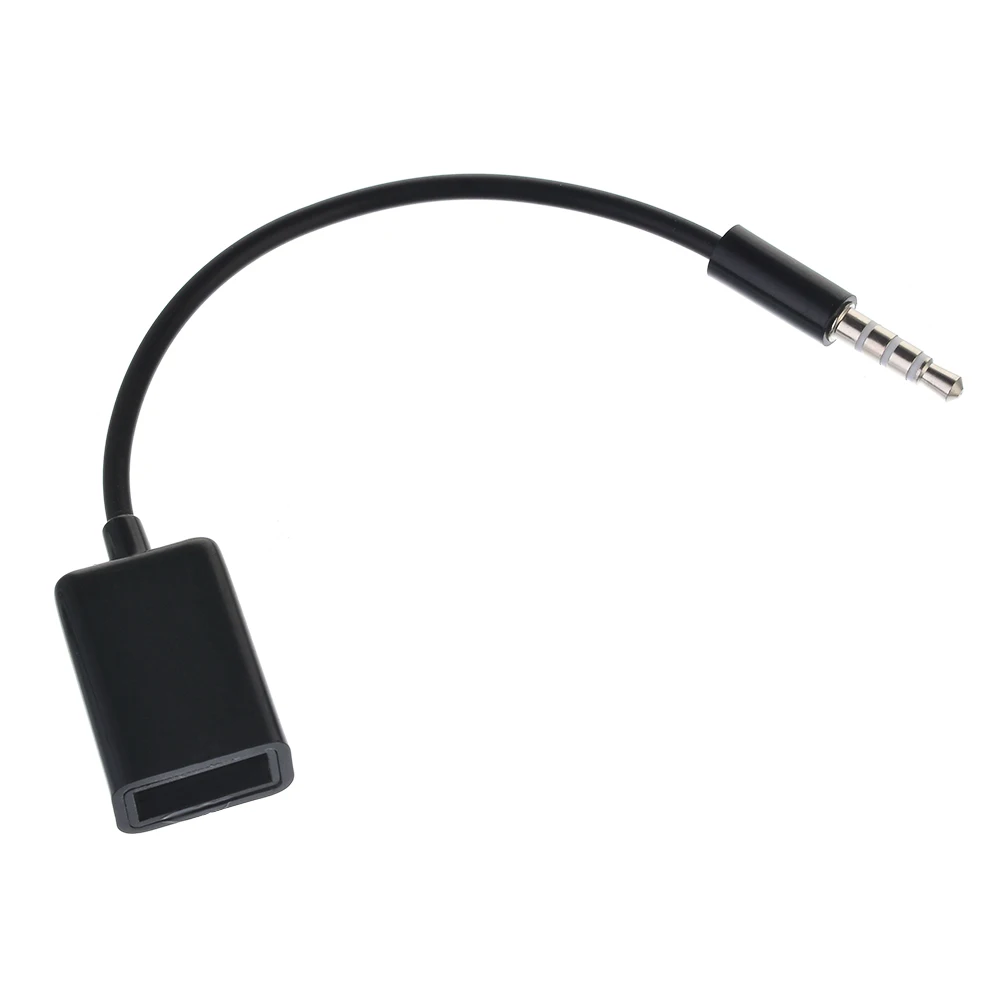 Автомобильный mp3 кабель Переходник USB Женский до 3 5 мм U диск 12V автомобильный CD