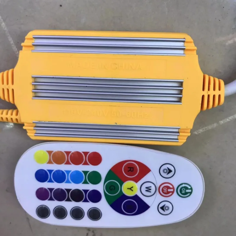 Led RGB контроллер 1500 Вт ИК-пульт дистанционного управления AC220V ЕС вилка водонепроницаемый IP68 неоновый светильник RGB wifi управление
