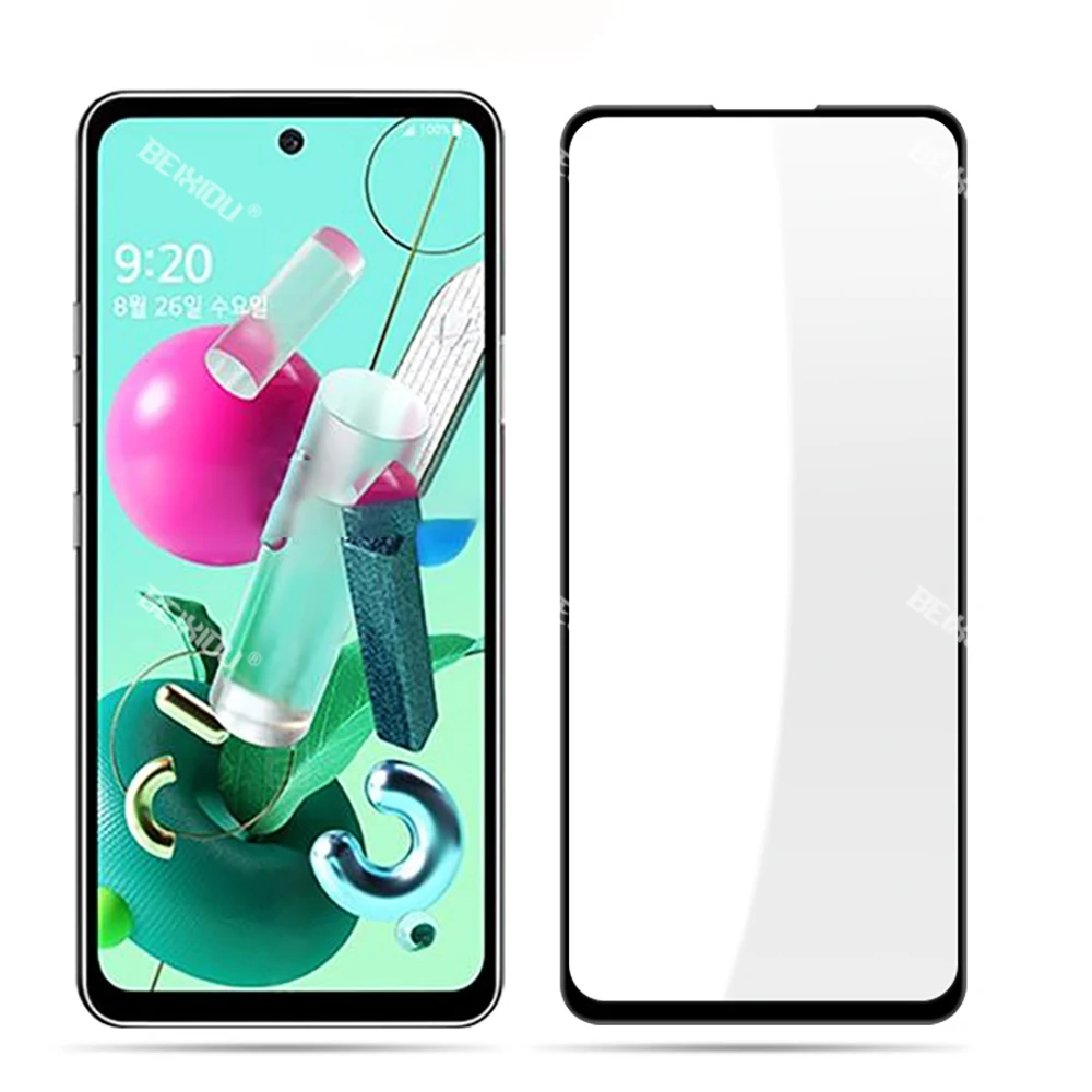 New 9D Tempered Glass For LG Q92 5G Full Cover Screen Protector tempered glass For LG Q92 5G 6.67 glass film