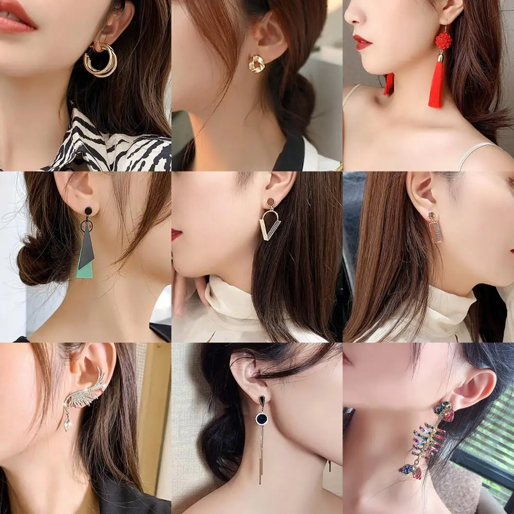 Этнический очаровательный Кристалл Крыло ангела Радужная Подвеска Серьги