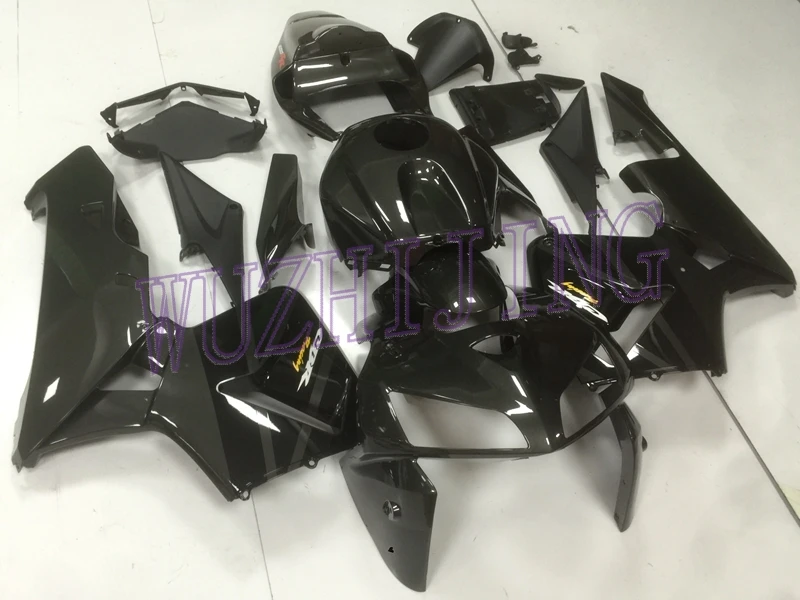 Обтекатели CBR 600RR 2005 Пластик Обтекатели CBR 600 RR 05 Черный ABS обтекатель CBR 600 RR 2005-2006