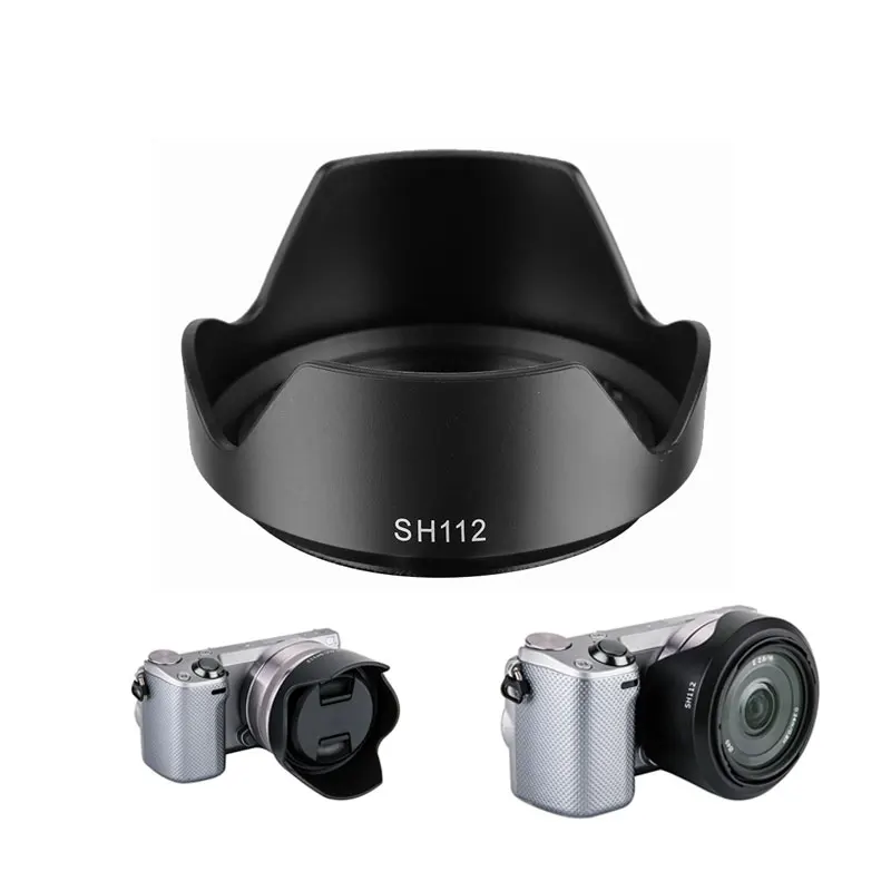 Бленда SH112 для объектива заменяемая фотобленда 49 мм Sony E mount ALC 18 55 f/3 5 6 OSS F3 C3