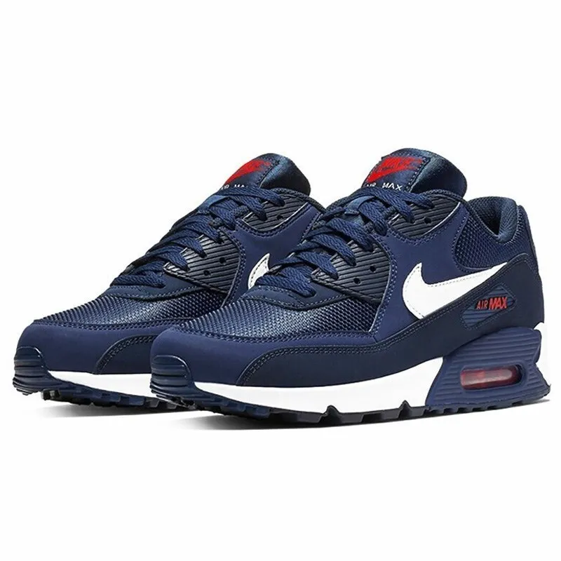 Оригинальные мужские кроссовки для бега NIKE AIR MAX 90, Модные дышащие спортивные уличные кроссовки, AJ1285-403