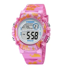 

Children's Watch LED Luminous Digital Watch Blue Camouflage Waterproof Watch for Boy and Girl Children's Gift Kids Watch Reloj