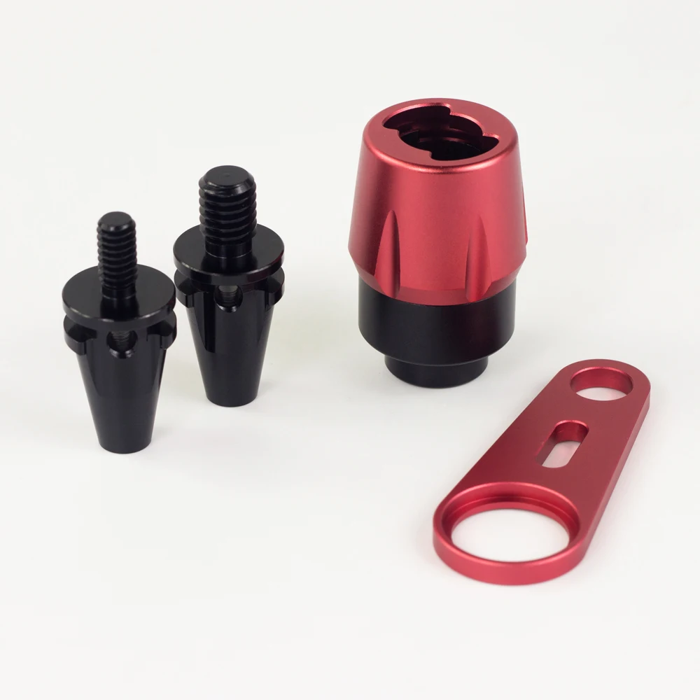 

Aluminium Alloy 1/4 & 3/8 Quick Release Connector Mount Adapter for DSLR Camera Recorder Microphone Pole Boom Sound Shock Rig