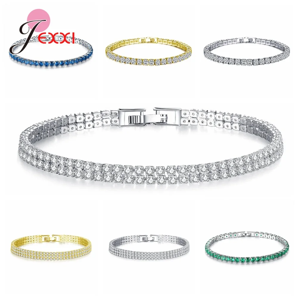 Big Discount Original 925 Sterling Silver Bracelets For Women Girls High Quality Fashion Jewelry