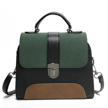 

2020 Fashion Bag For Women Quality PU Leather Women Crossbody Bag Jelly Color Portable Shoulder Bag Flap Top-handle Bag