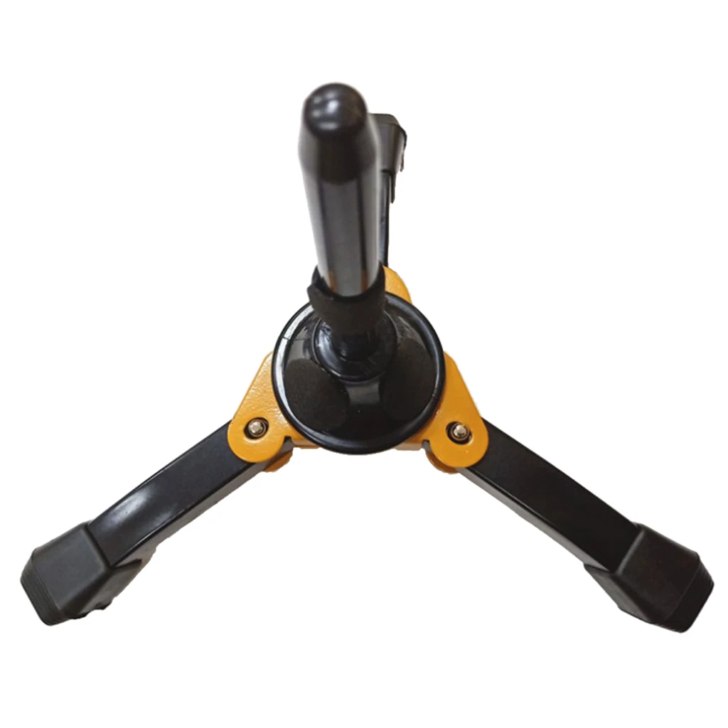 

Clarinet Flute Oboe Stand Folding Holder Rack with Yellow Base