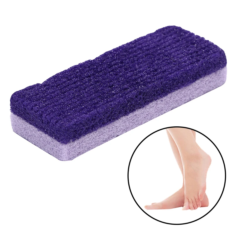 

1pc Purple Feet Rasp Pedicure Foot Grinding Tool Pumice Stone Non-Slip Callous Remover Portable Rasp File Feet Care 13cm