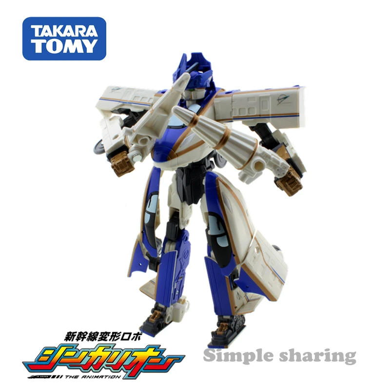 Takara Tomy Pla Rail Plarail Shinkansen деформационный робот Shinkarion DXS03 Shinkarion E7 Kagayaki Мужская железнодорожная игрушка