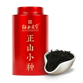 

2020 Wuyishan Zhengshanxiaozhong Lapsang Souchong Black Tea for Warm Stomach and Poria Cocos Exquisite Canned
