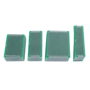 

Durable 40 Pcs Double-Side Protoboard Circuit Prototype DIY PCB Board Bread Board PCB Power Module Accessories