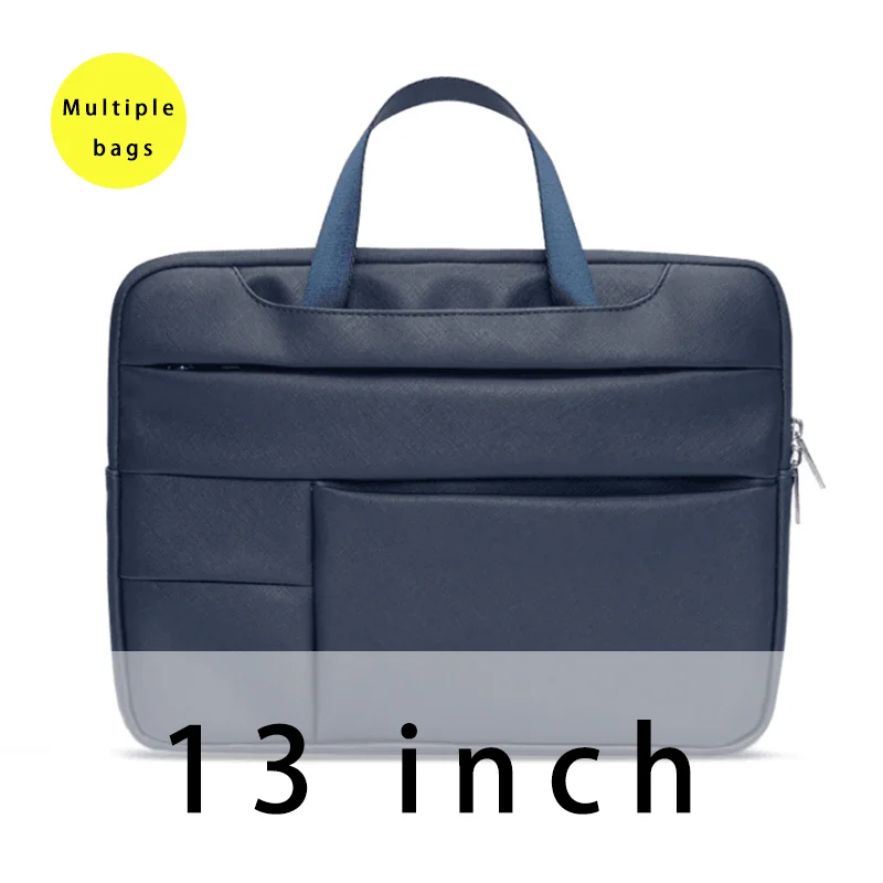 11 ''12'' 13 ''14'' 15 ''сумка с ручками для iPad 12,9 11 дюймов Pro противоударный кейс для ноутбука для iPad Pro 12,9'' чехол - Цвет: 13inch dark blue