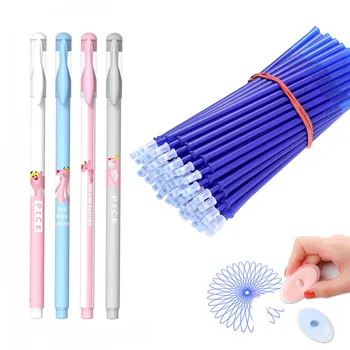 

13 Pcs/Set 0.5mm Erasable Pen Refill Rod Panther Cats Magic Erasable Gel Pen Blue/Black Ink School Writing Supplies Stationery