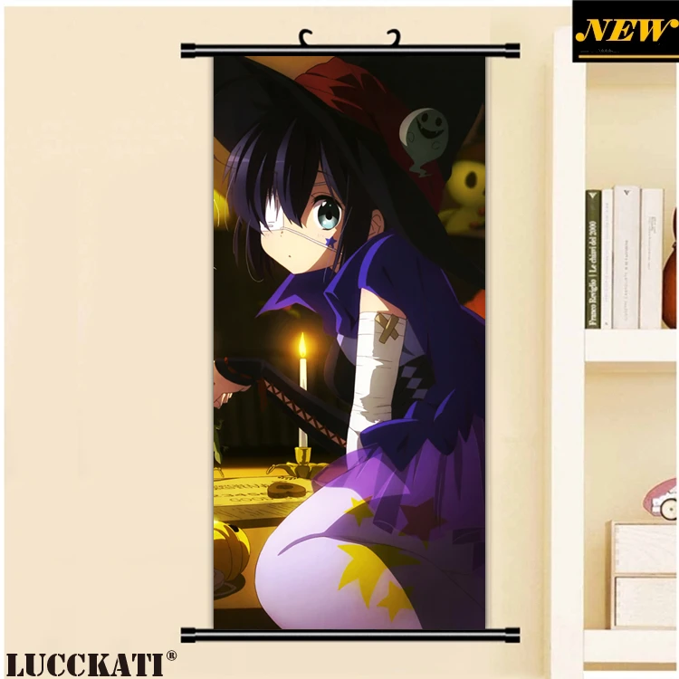 4 animal_ears chuunibyou_demo_koi_ga_shitai! dekomori_sanae eyepatch halloween ikeda_kazumi nekomimi tail takanashi_rikka thighhighs witch_本_副本