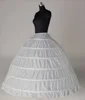 Wedding Accessories Petticoat Vestido Longo Ball Gown Crinoline Underskirt 6 Hoops Skirt Petticoats In Stock ► Photo 2/6