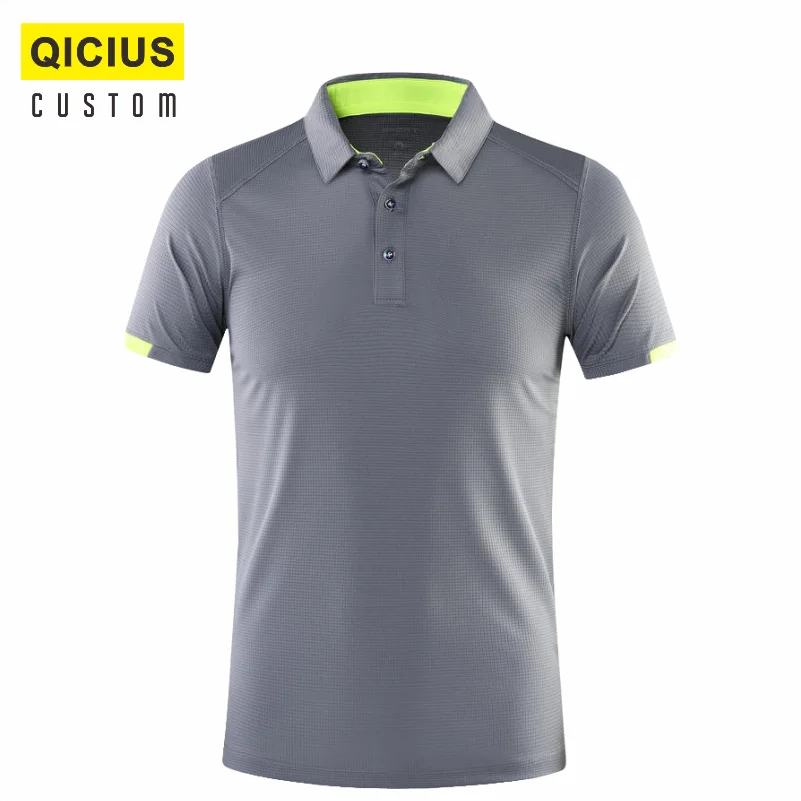 Summer Quick Dry Polos Para Hombre Short Sleeve Custom Company Group Polo Shirt Logo Embroidered Top Camisa Masculina Men Shirt Racing Polo Shirt