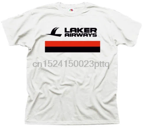 T-Shirt Retrò Vintage Laker Airways Tshirtpan Am Boac Twa T-Shirt Manica Corta Con Stampa Moda T-Shirt Unisex