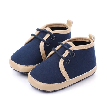 

Spring Baby Shoes Classic Canvas Baby Boy Shoes Cotton Straps Stitching Newborn Boy Girl Shoes First Walker Prewalker