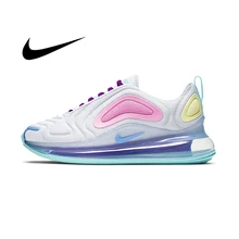 Оригинальные подлинные женские кроссовки для бега от Nike Air Max 720, дышащие спортивные кроссовки, удобные модные новые AR9293-102