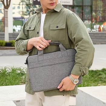 

Laptop Bag 14 15.6 inch Waterproof Notebook Bag Sleeve For Macbook Air Pro 14 15 Computer Shoulder Bag Handbag Unisex Briefcase
