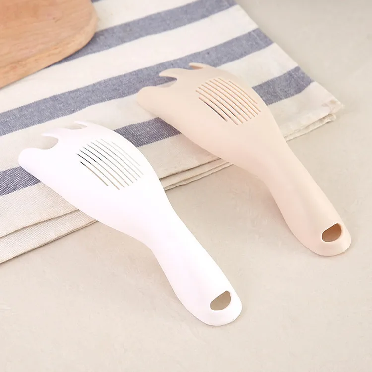Rice Washing Spoon Multi-Function Rice Sieve Fruit Cleaning Tool Claw Design Drainer Kitchen Strainer Food Drain Rack