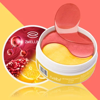 

Moisturizing Eye Patch Red Pomegranate & Orange Fruit Extract Eye Mask 60Pieces Anti-Aging Wrinkle Remove Dark Circle Skin Care