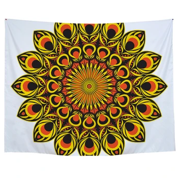 

Hippie Tapestry Wall Hanging 100% Polyester 150x200cm Mexican Home Decoration Blankets Dorm Decor Macarame