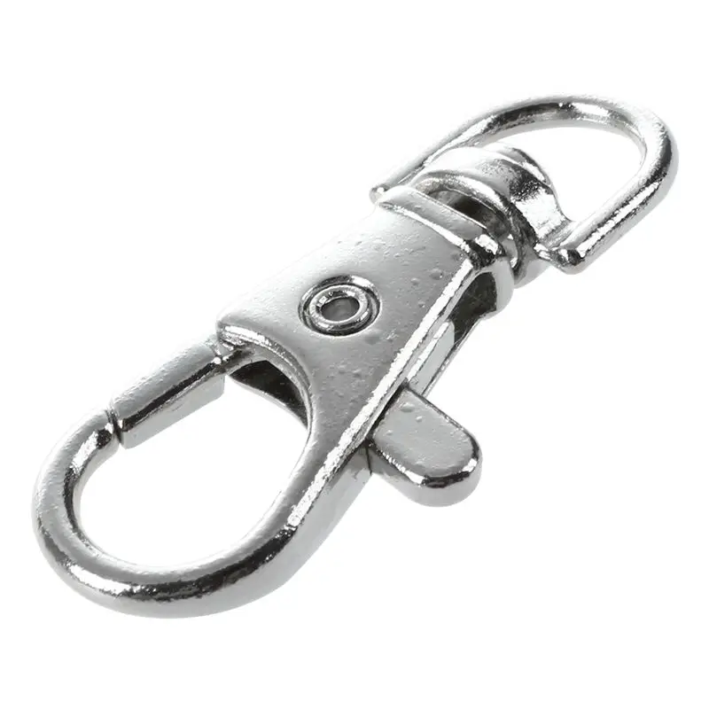 5 шт. поворотный триггер Омары коготь застежка Серебряный тон
