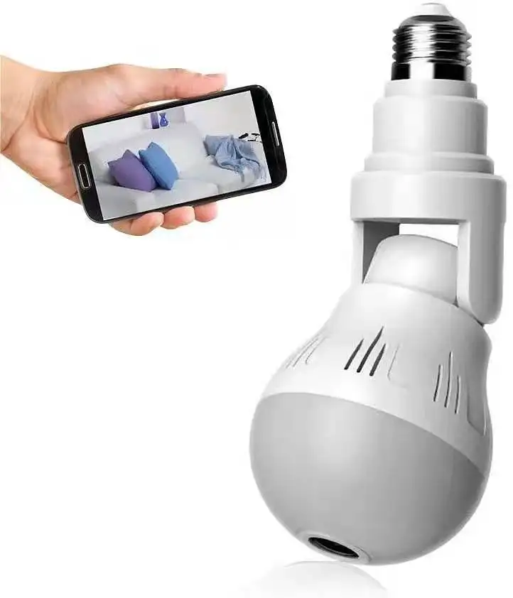 Alarme de Segurança Monitor de Bebê Bidirecional de 2mp Panorâmica de 360 Intercomunicador Visão Graus vr Câmera ip Lâmpada 5mp 1080p - Image 2