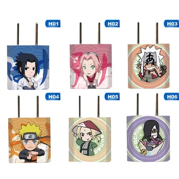 

2019 Japanese Anime Naruto Lovely Cartoon USB DIY Charger Stickers