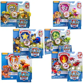 

Original Paw Patrol Toys Set Everest Ryder chase robo dog Puppy Patrol action figure Dog Rescue Canine Patrol Model doll toy
