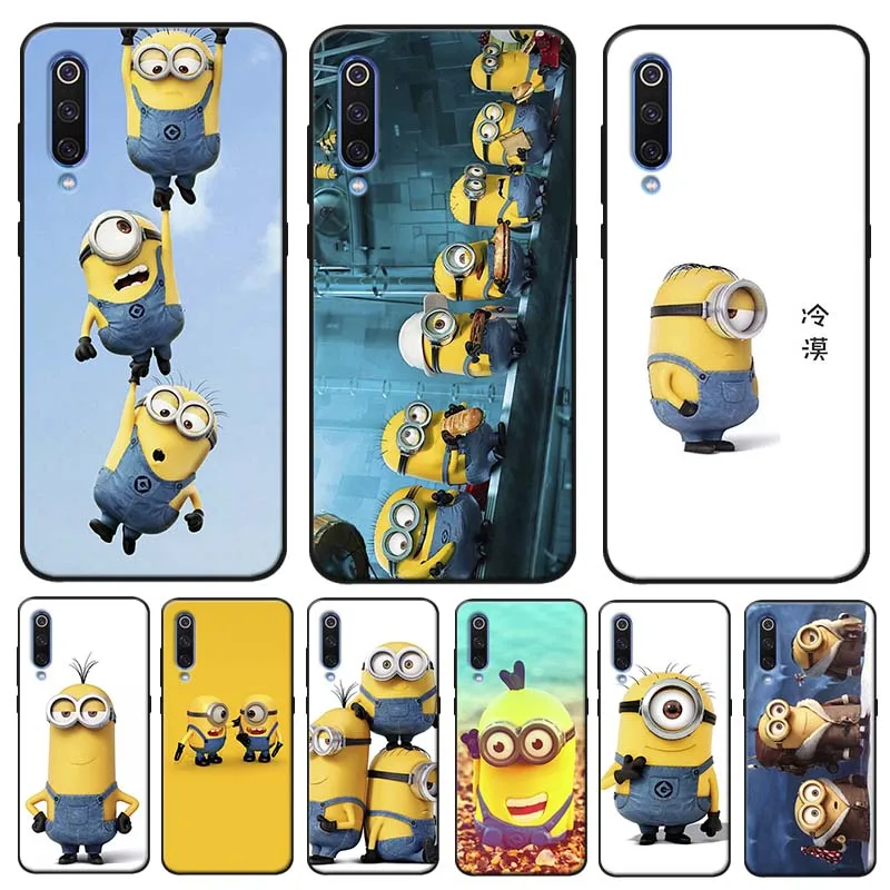 Minions Cover for samsung galaxy a50 a70 a30 a40 a20 s8 s9 s10 plus Clear Soft Silicone Phone Case |