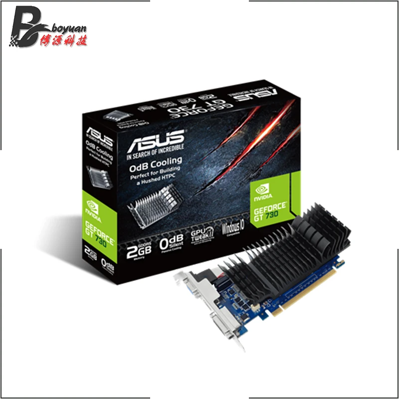 video card in computer ASUS GT730 SL 2GD5 BRK Video Cards GPU Graphic Card NEW GT 730 2GB GDDR5 good pc graphics card