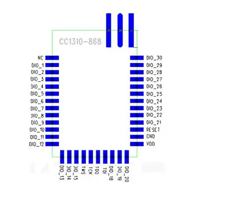 CC1310 F128 беспроводной приемопередатчик RF модуль 433 МГц/868 МГц последовательный порт Прозрачная передача самоорганизации сети