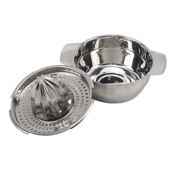 

Silver Stainless Steel Manual Juicer Portable Lemon Orange Fruit Juicer Kitchen Accessories Tool Manual Juicer