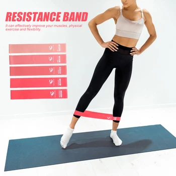 

0.35-1.1mm Training Fitness Gum Exercise Gym Strength Resistance Bands Pilates Sport Rubber Fitness Bands Workout Equipments