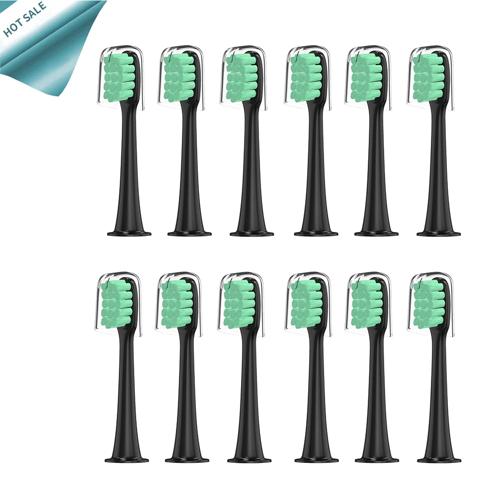 12PCS +cap Electric Toothbrush Sonic Brush for xiaomi Soocas X3 X1 Ultrasonic Whitening Wireless Oral Hygiene Tooth Brush Adult soocas x3u sonic electric toothbrush ultrasonic automatic upgraded fast chargeable adult waterproof tooth brush