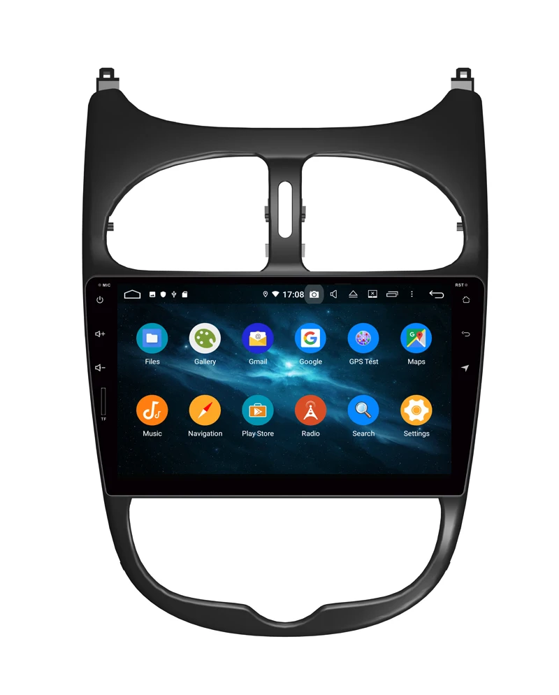 Android 9,0 Специальный автомобильный dvd-плеер для PEUGEOT 206 PG206 Автомобильный мультимедийный gps навигатор wifi USB dsp Авторадио