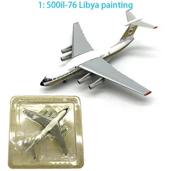 

rare 1: 500il-76 Libya painting Simulation alloy airliner model Collection model