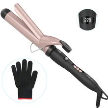 Abody 2 в 1 щипцы для завивки волос выпрямитель для волос ЖК-дисплей щипцы для завивки волос керамический стайлер Профессиональное выпрямление быстрый нагрев