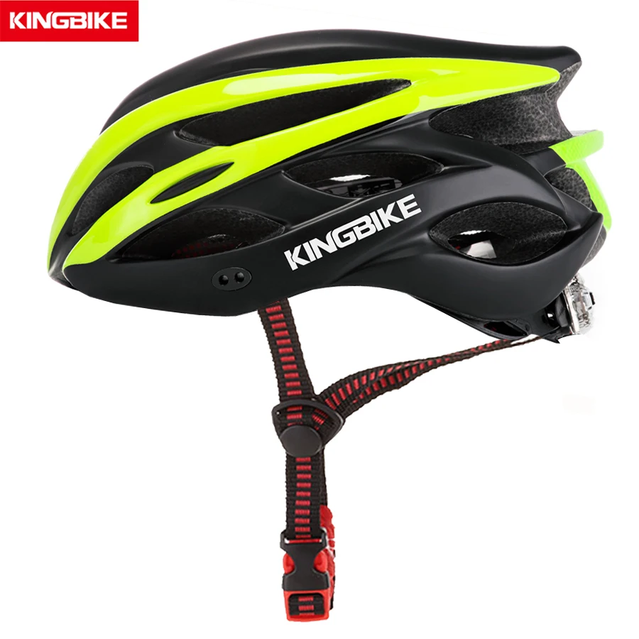 KINGBIKE велосипедный шлем, мужской велосипедный шлем, Женский козырек, велосипедные шлемы для шоссейного велосипеда, безопасный светодиодный задний светильник, шлем для велоспорта