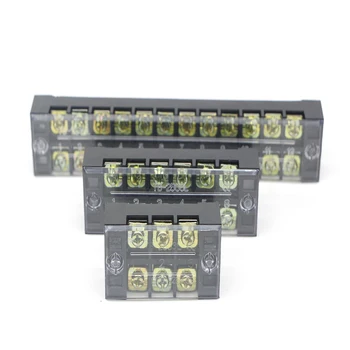 

600V 15A 4 Poles Low Voltage Plastic Electrical Fixed Terminal Block
