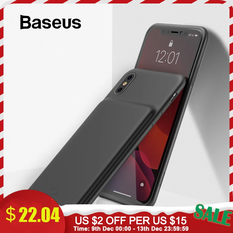 Ceny Baseus obudowa ładowarki dla iPhone X Xs Xs Max Xr obudowa z power bankiem bateria zewnętrzna zestaw ładujący tworzenia kopii zapasowych etui dla iphone a X Xs