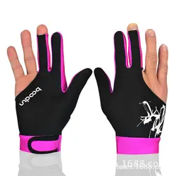 Крест-граница для горячей продажи бильярдные перчатки три пальца для мужчин и женщин эластичный Бильярд фитнес спортивные перчатки