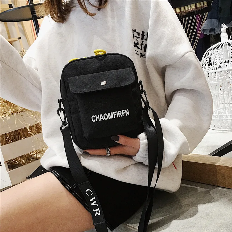 Fashion Canvas Women Bags Solid Color Casual Shoulder Bag 2020 New Handbag Outdoor Bag Zipper Messenger Bag Main Women Fashion Canvas Women Bags Solid Color Casual Shoulder Bag 2020 New Handbag Outdoor Bag Zipper Messenger Bag Main Women