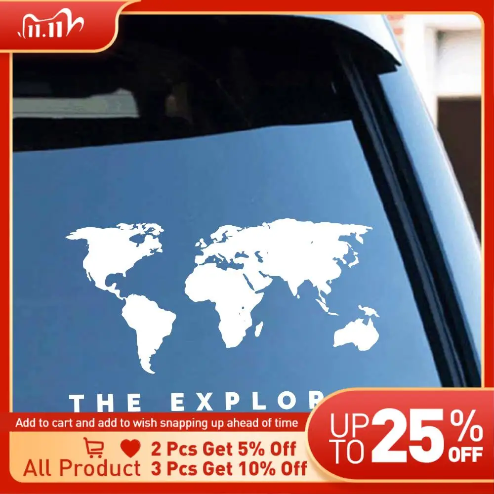 

Cartoon World map Stickers Voiture Cover Waterproof Scratch Sticker Accessories