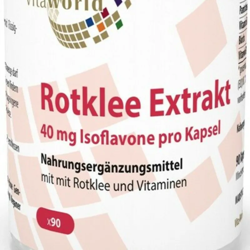 

Red clover extract 95% 500mg 90 caps ules isoflavones 40mg red clover